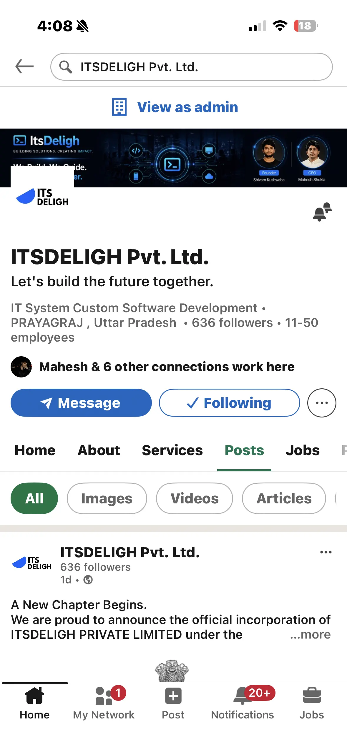 LinkedIn Profile