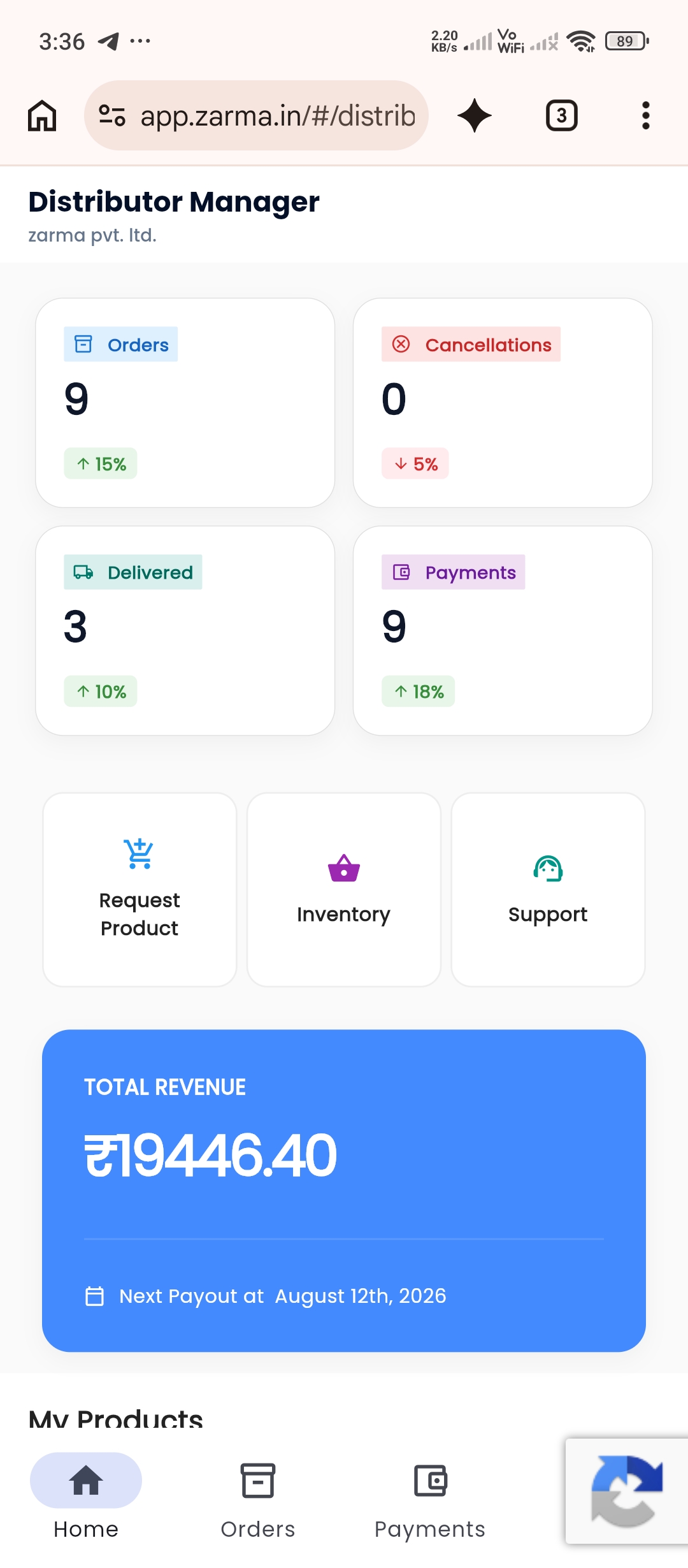zarma mobile app screenshot 1